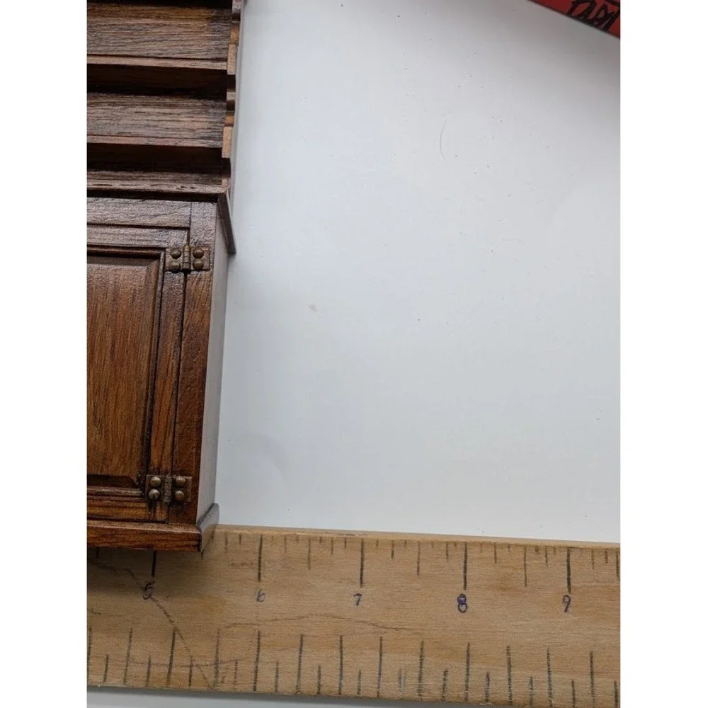 1:12 Miniature Dollhouse Reminiscence Antique Hutch Sideboard Dining Throne Room